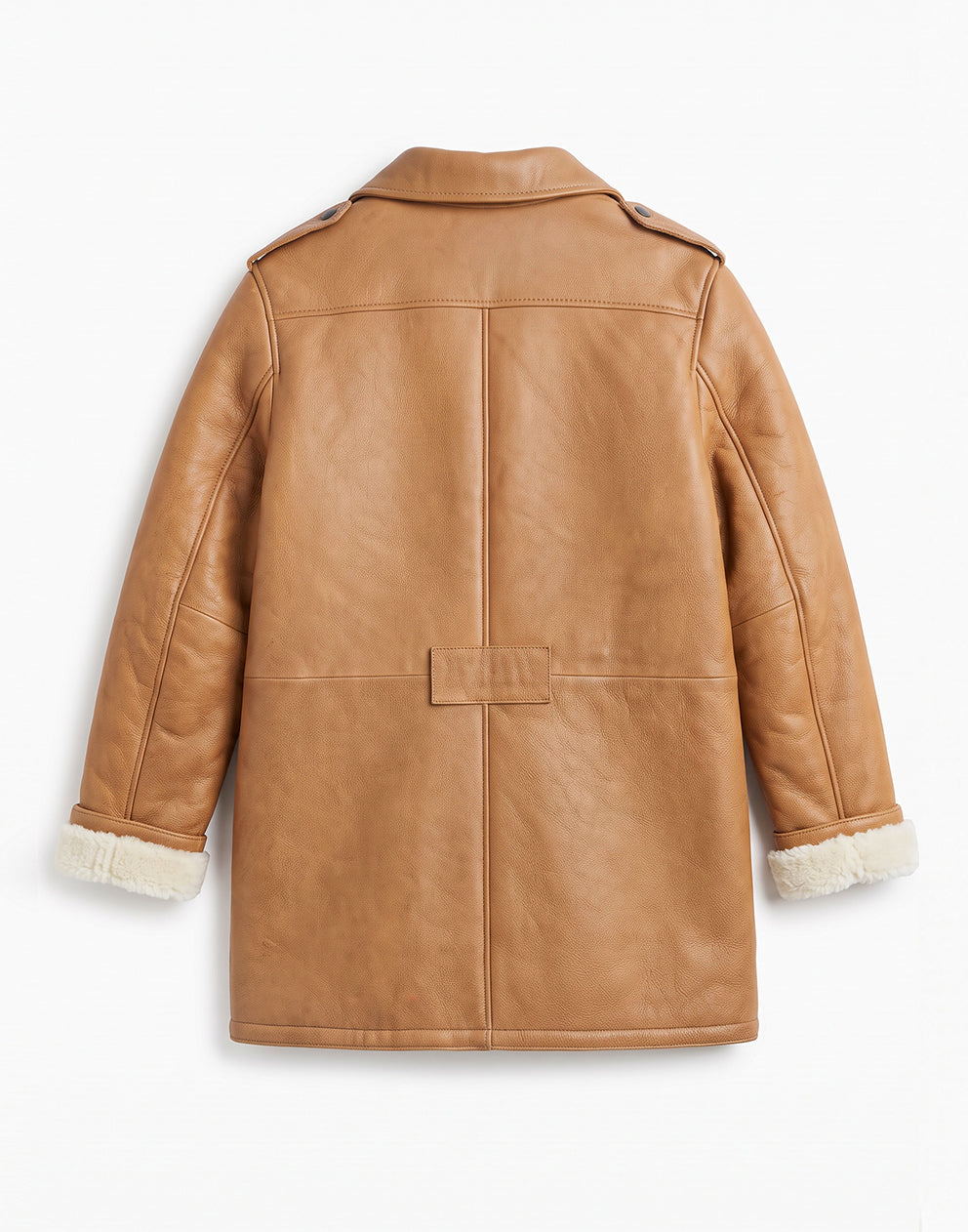 Leather Shearling Coat