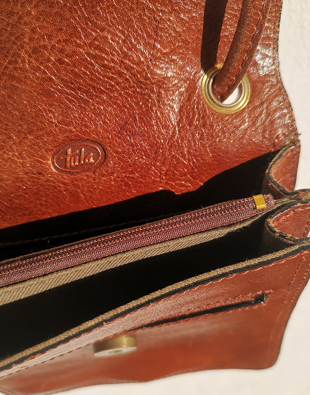 Brown Leather Handbag