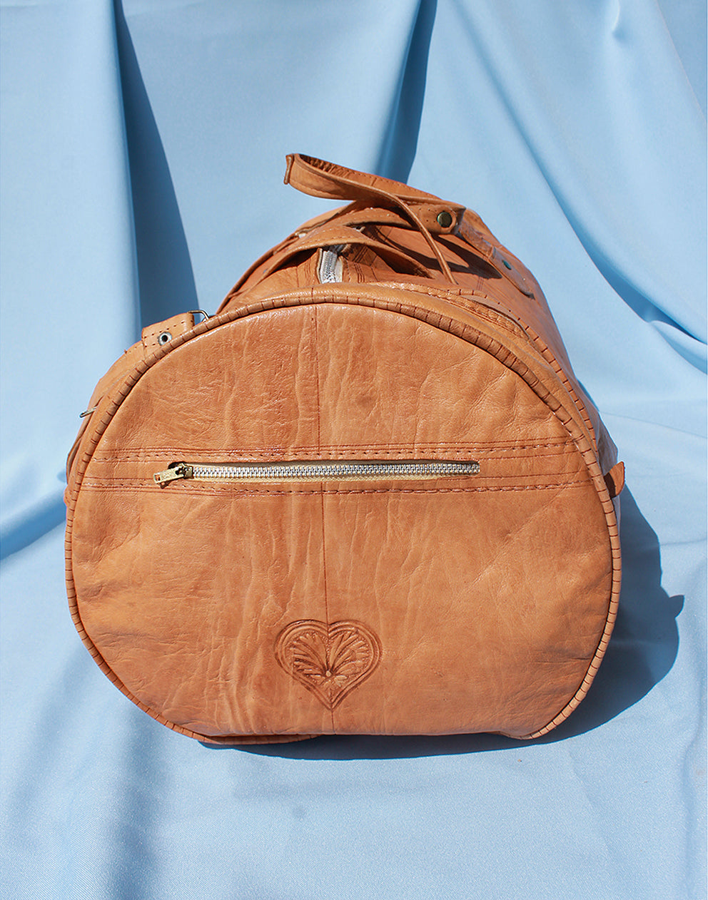 Brown Leather Travel Bag