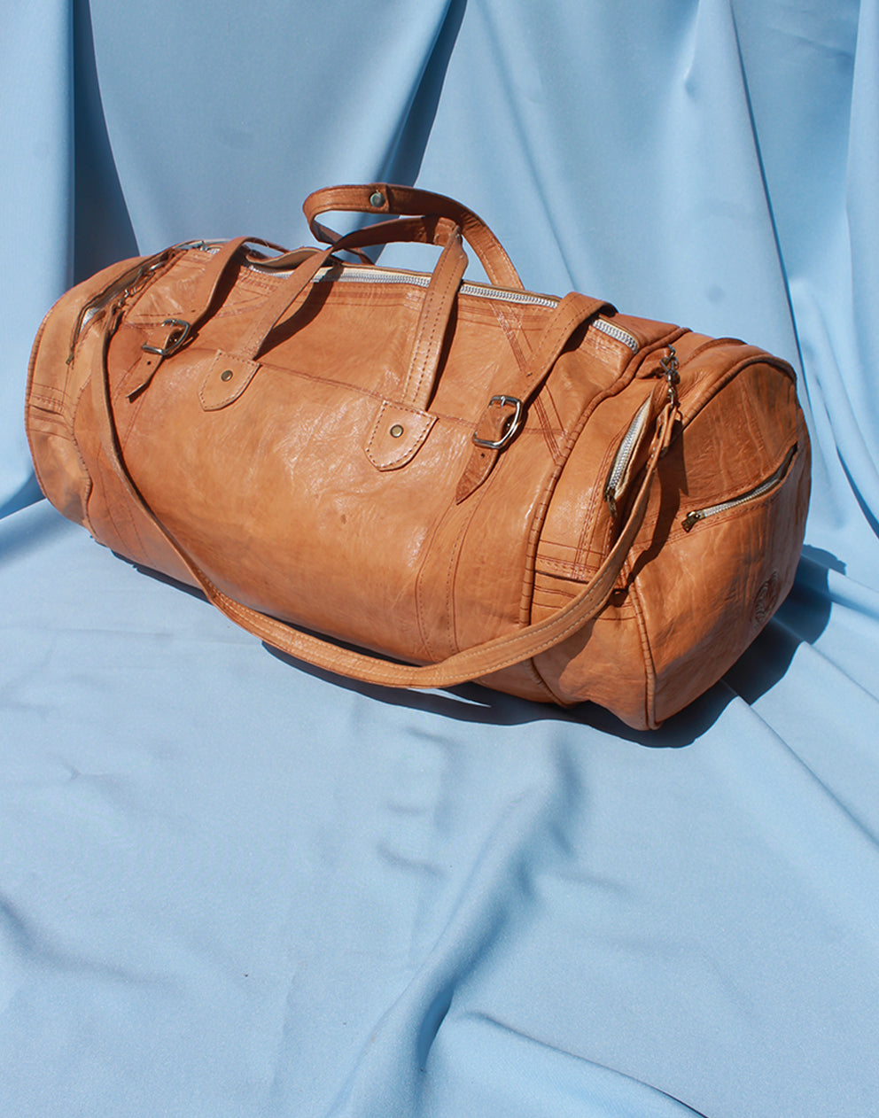 Brown Leather Travel Bag