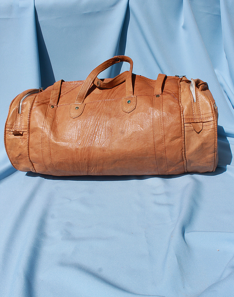 Brown Leather Travel Bag