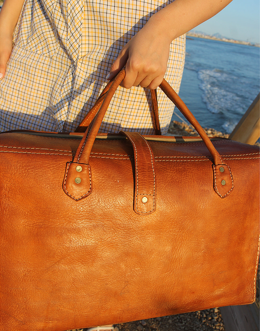 Leather Travel Bag 