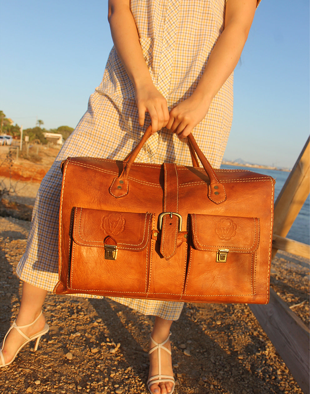 Leather Travel Bag 