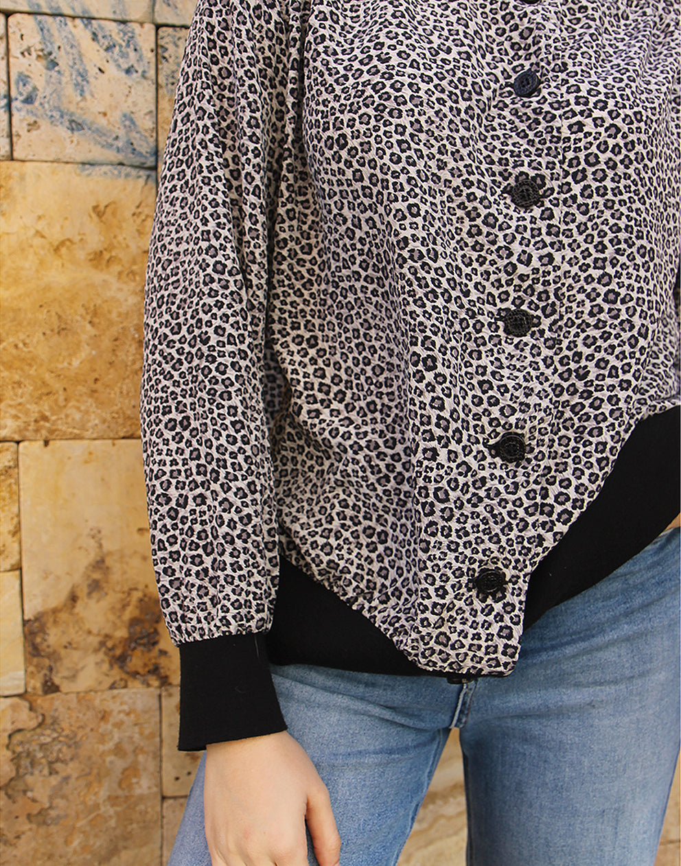 Leopard Print Blouse