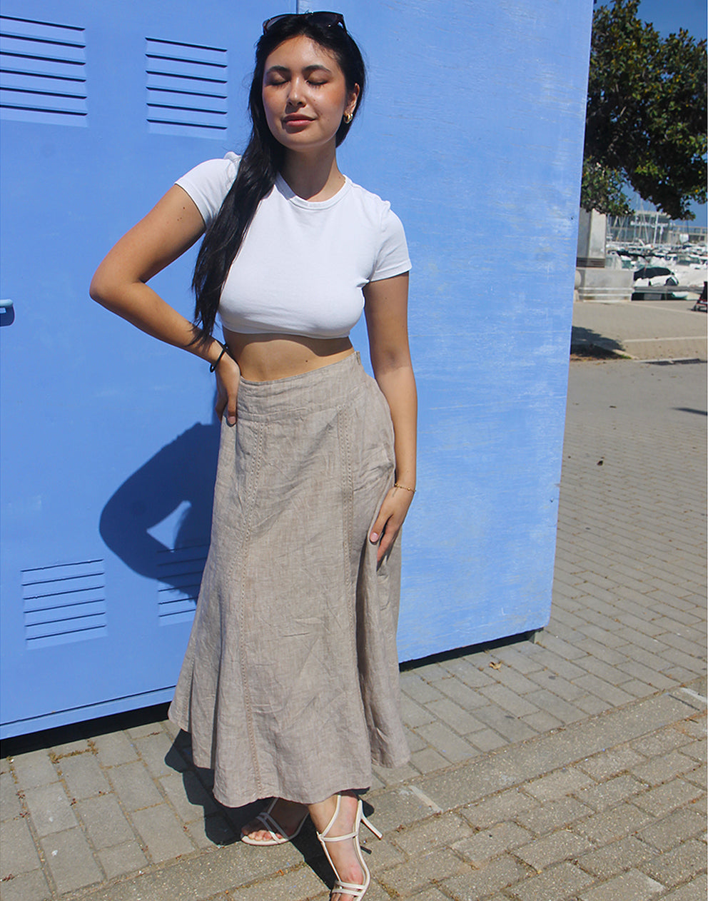 Linen Maxi Skirt
