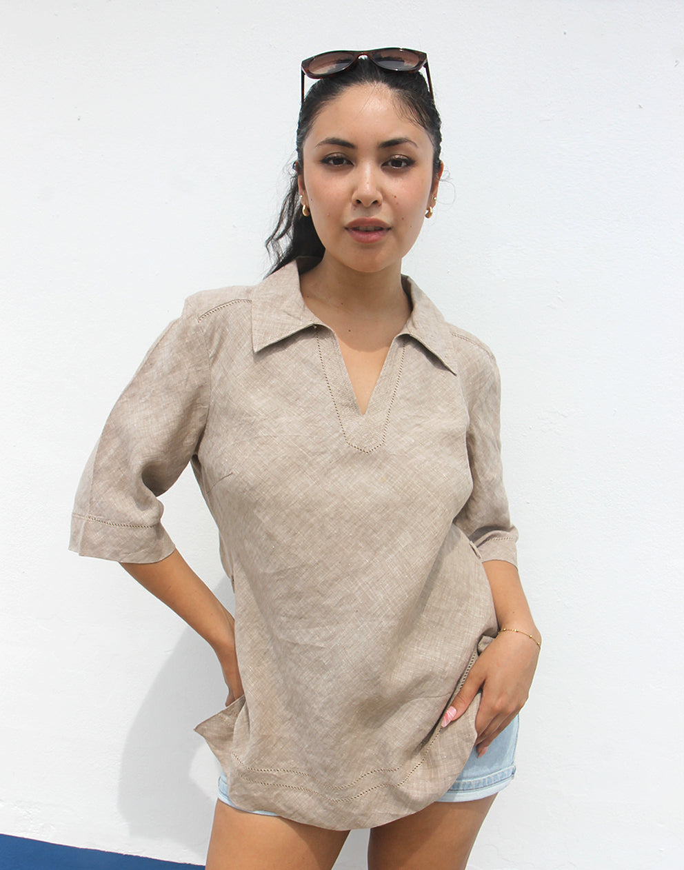 Linen Tunic Top