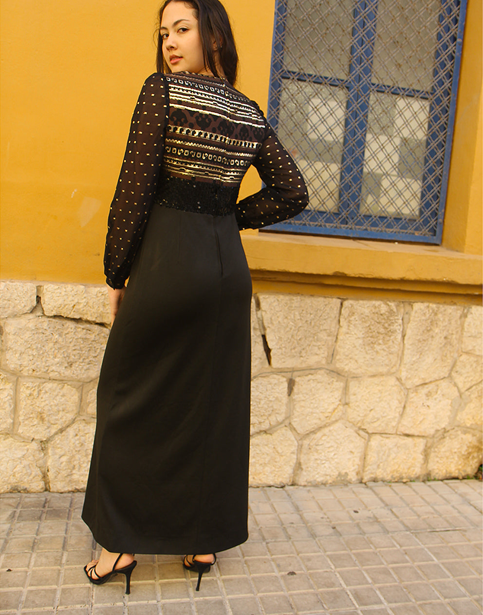 Long Black Party Dress