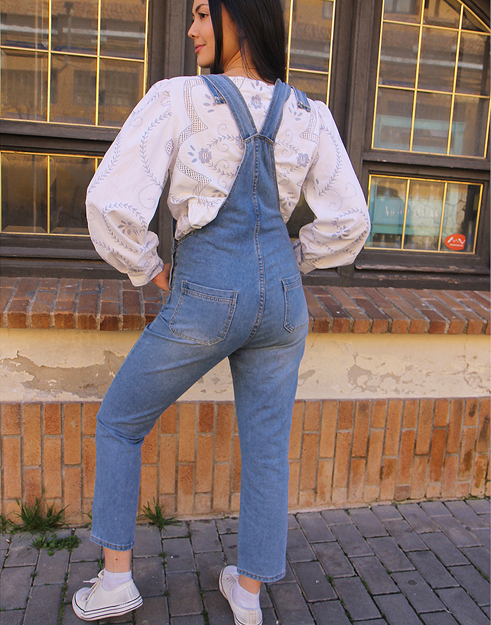 Blue Long Dungarees