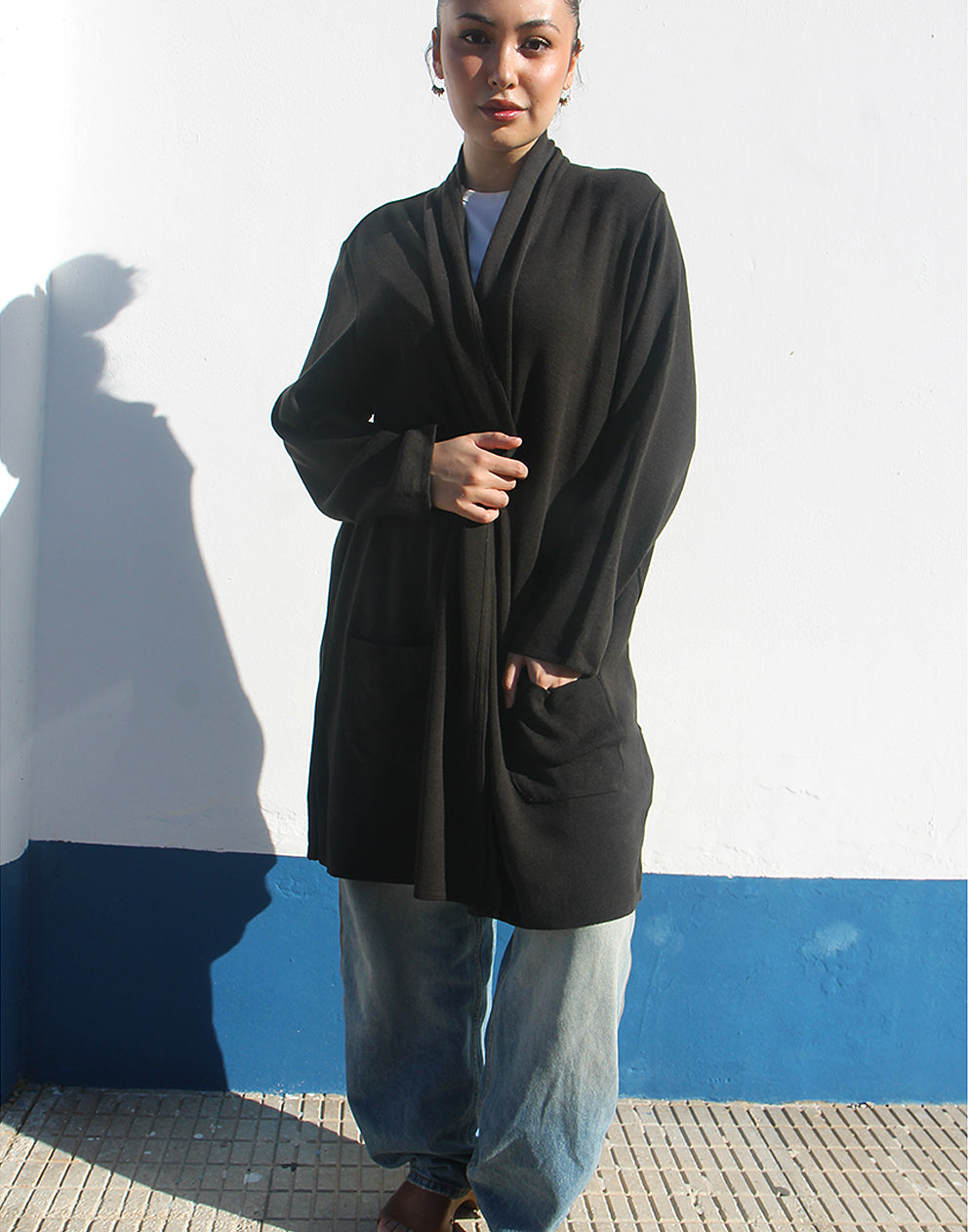 Long Brown Cardigan