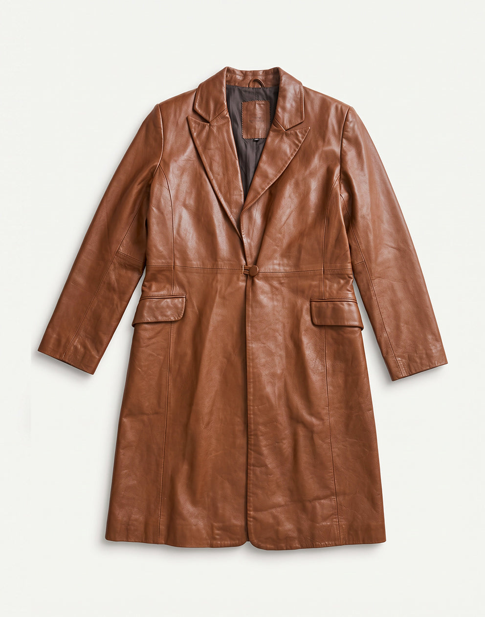 Braune Lederjacke