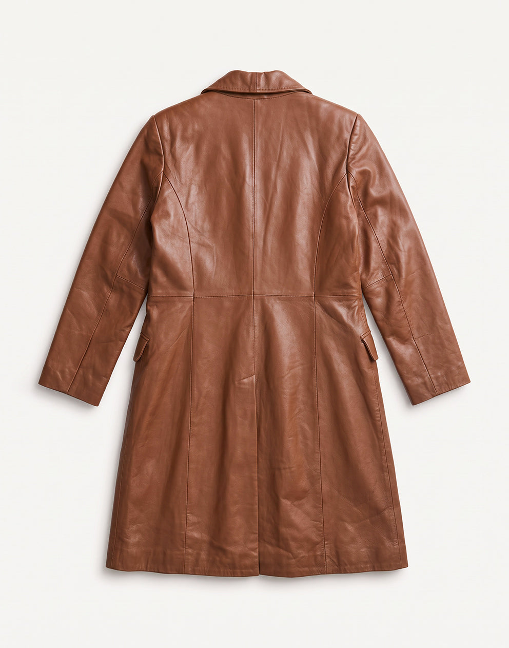 Braune Lederjacke