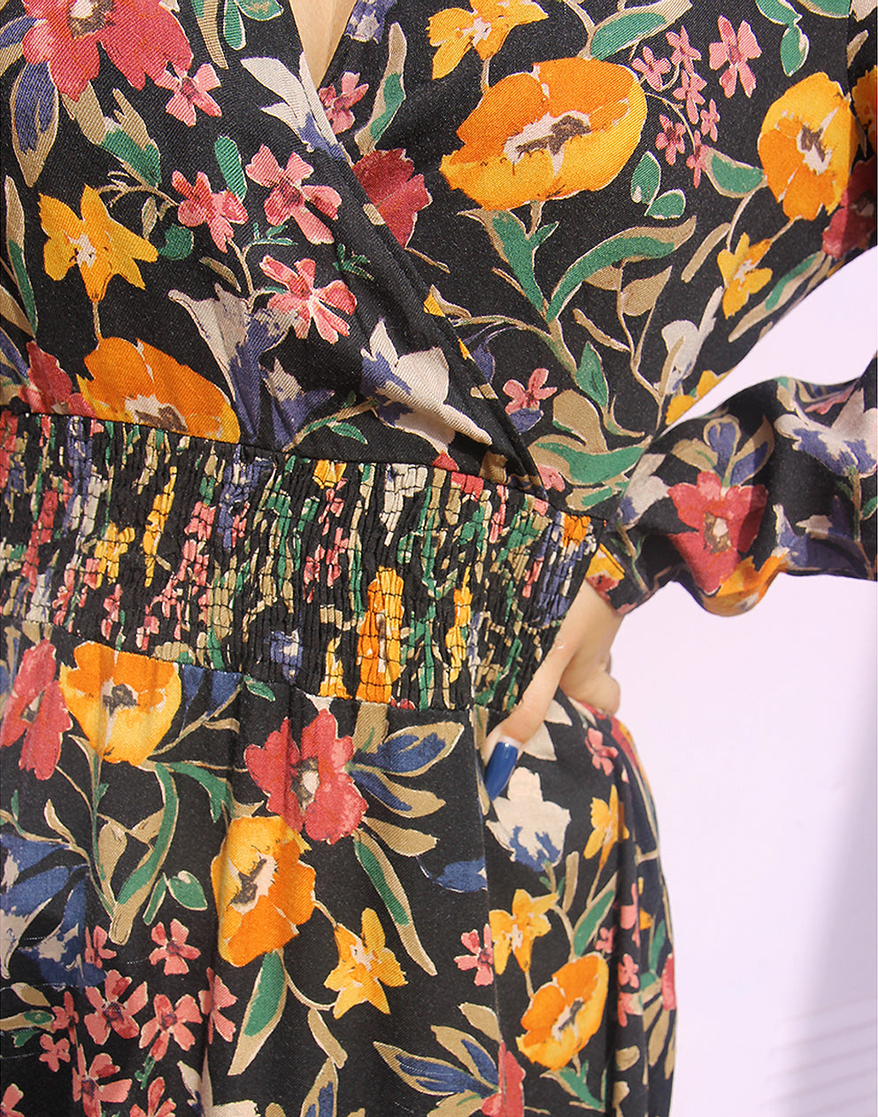 Long Sleeve Floral Dress