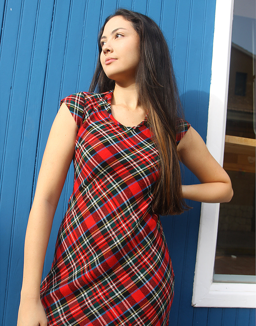 Long Tartan Dress