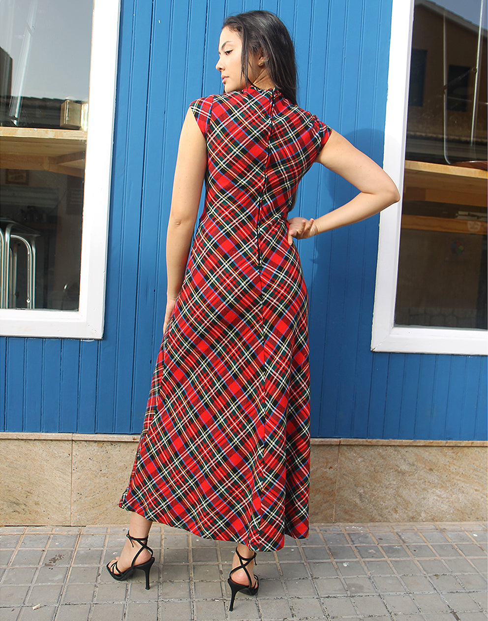 Long Tartan Dress