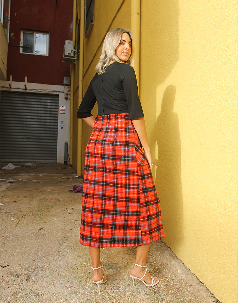 Long Tartan Dress