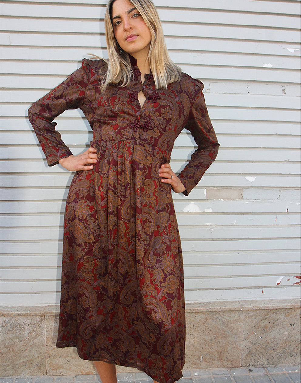 Midi Dress with Sleeves