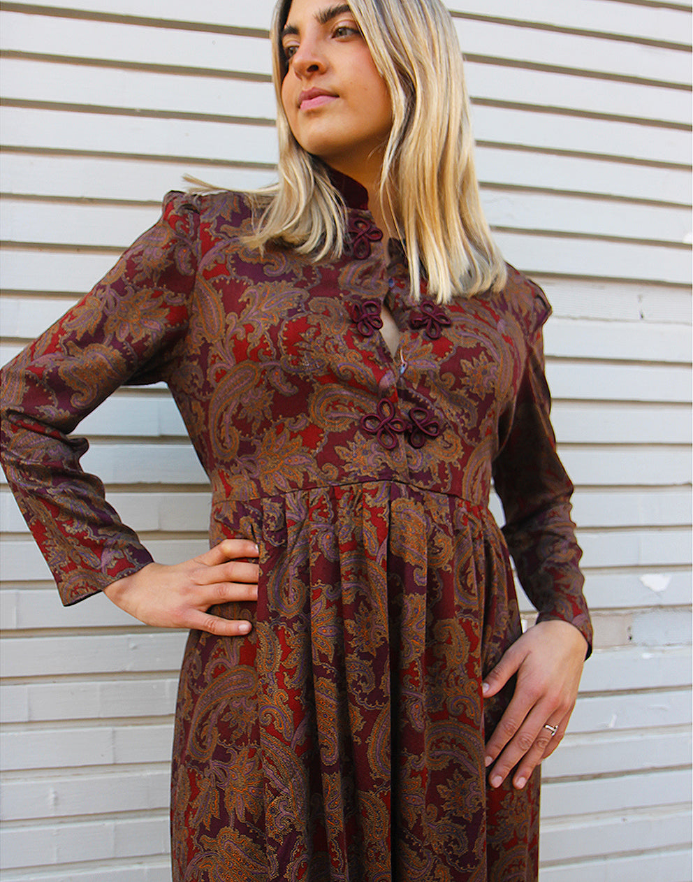 Midi Dress with Sleeves