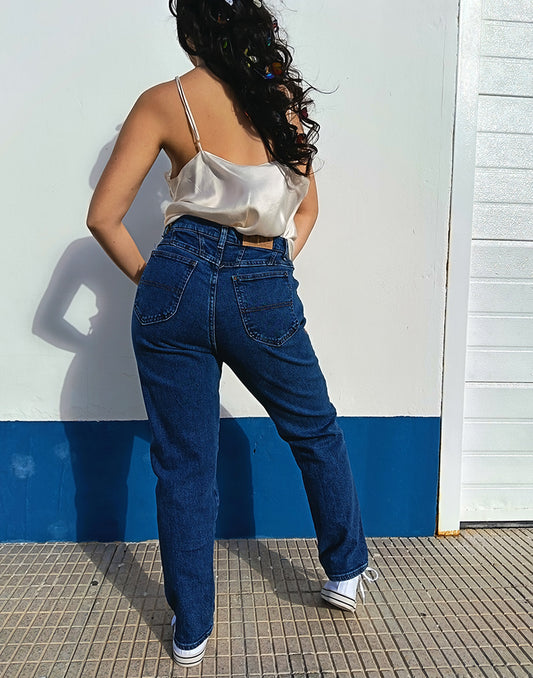 Mom Jeans – Blue | W28 W30