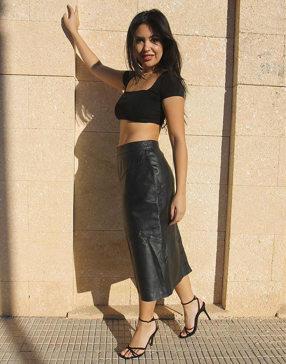 Leather Skirt