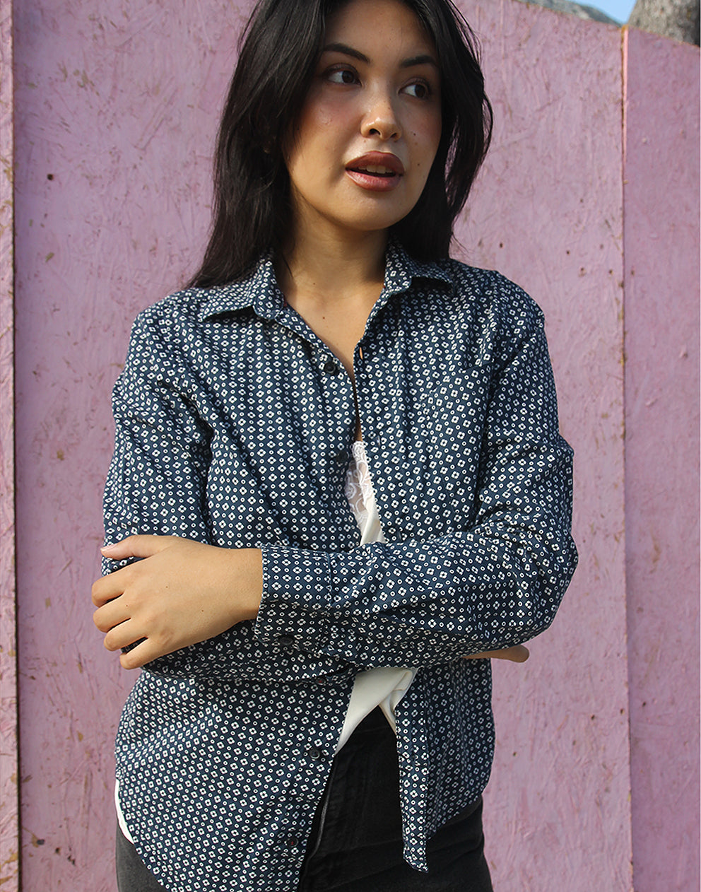 Navy Blue Shirt