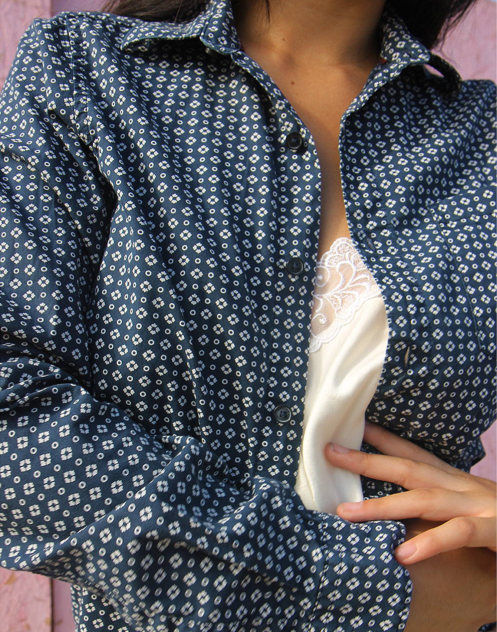 Navy Blue Shirt