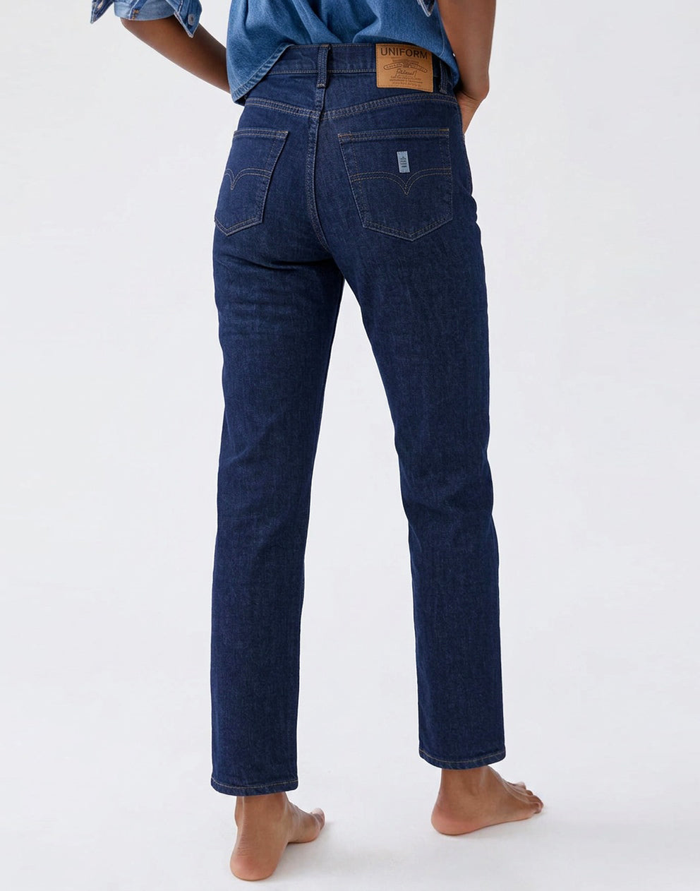 Navy Blue Jeans – Womens Petite Jeans | 26W 31L