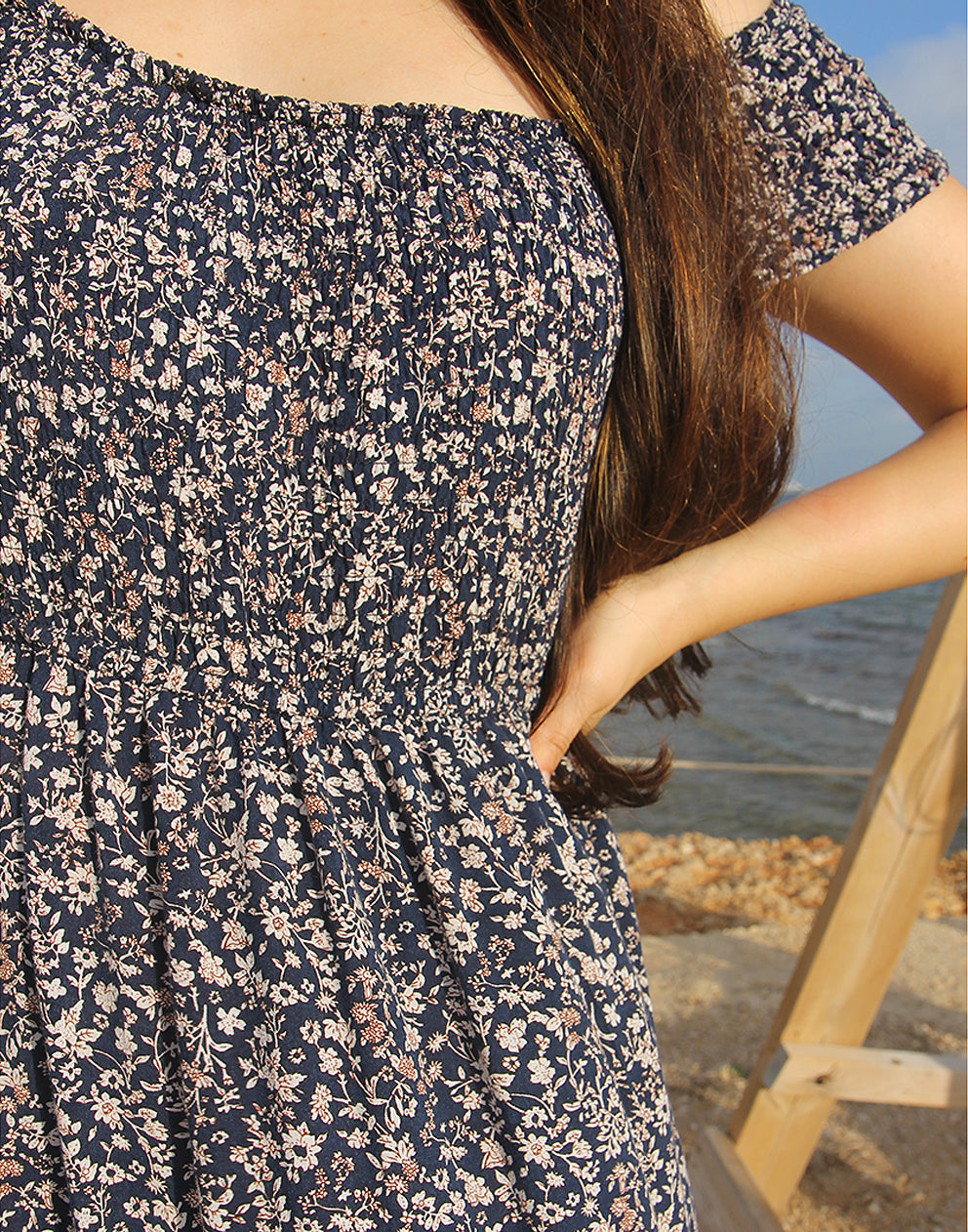 Floral Smock Dress