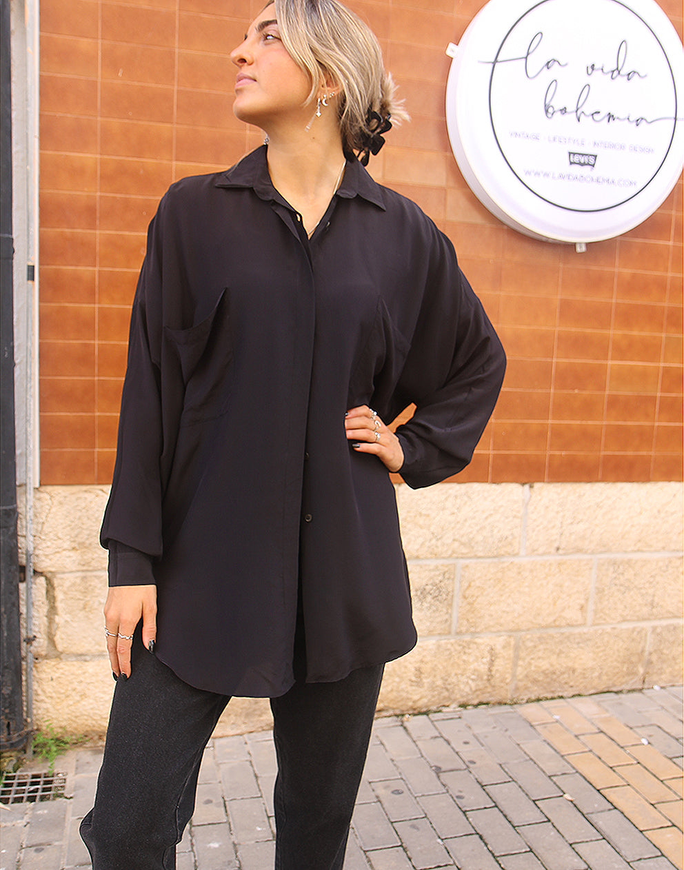 Black Long Sleeve Shirt