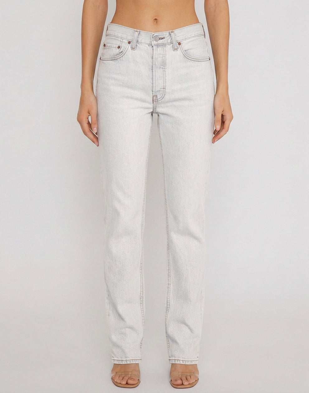 Levis Bleached Denim | Womens Jeans