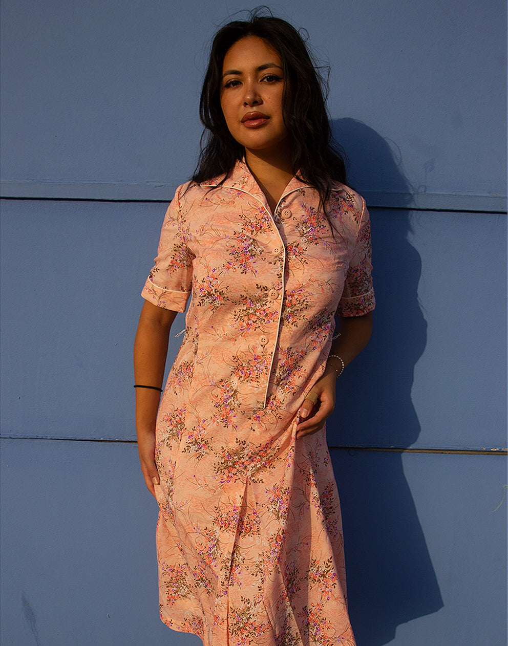 PINK MIDI DRESS
