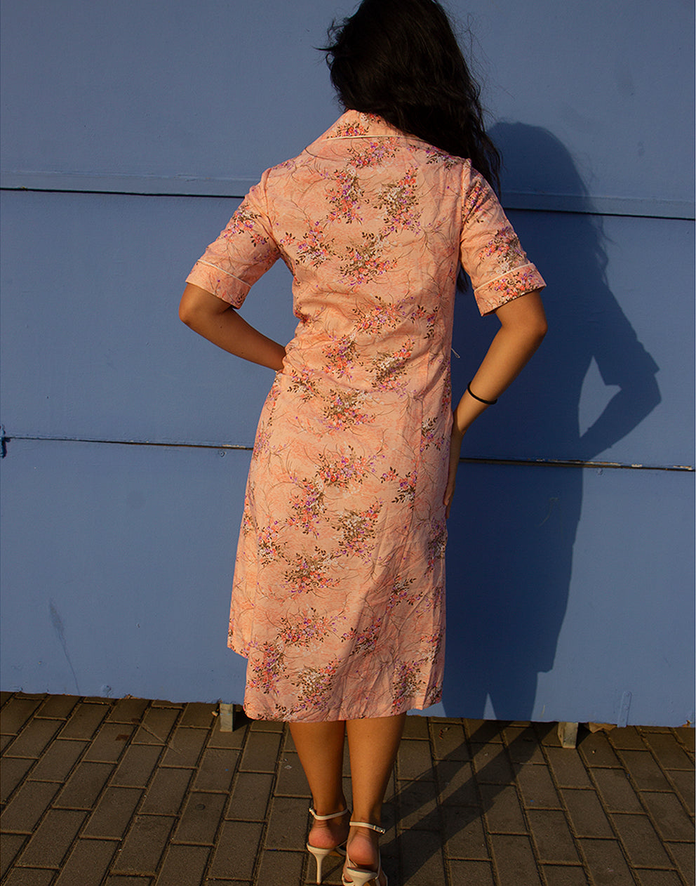PINK MIDI DRESS