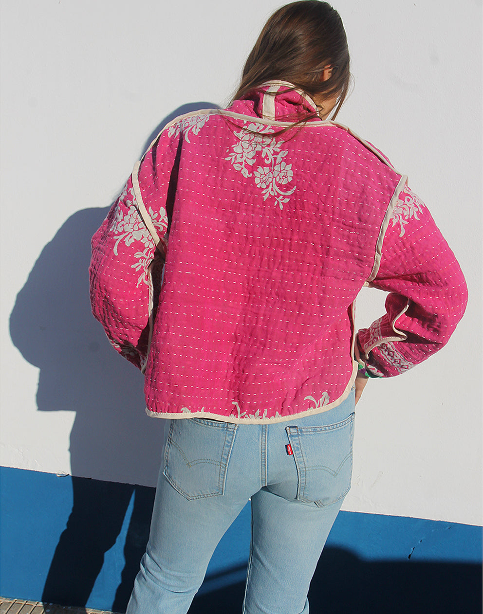PINK QUILTED JACKET