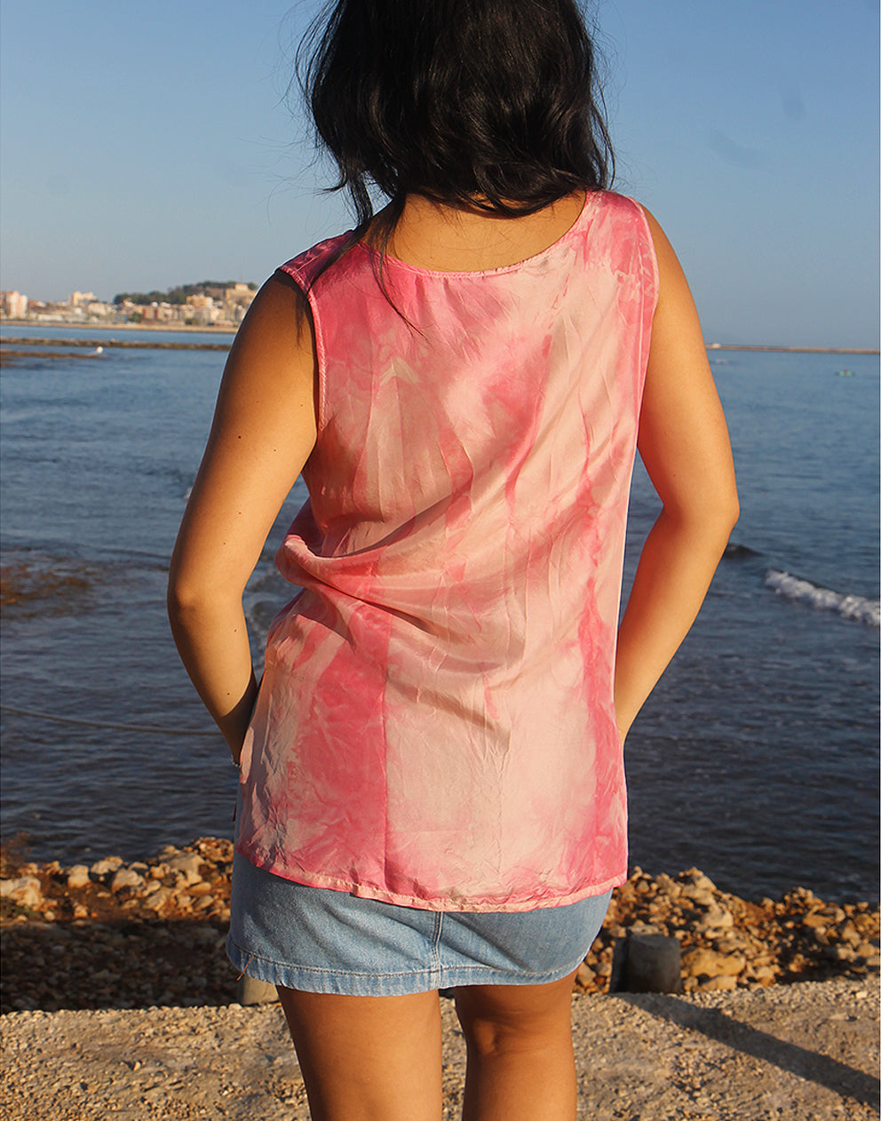 Pink Silk Blouse