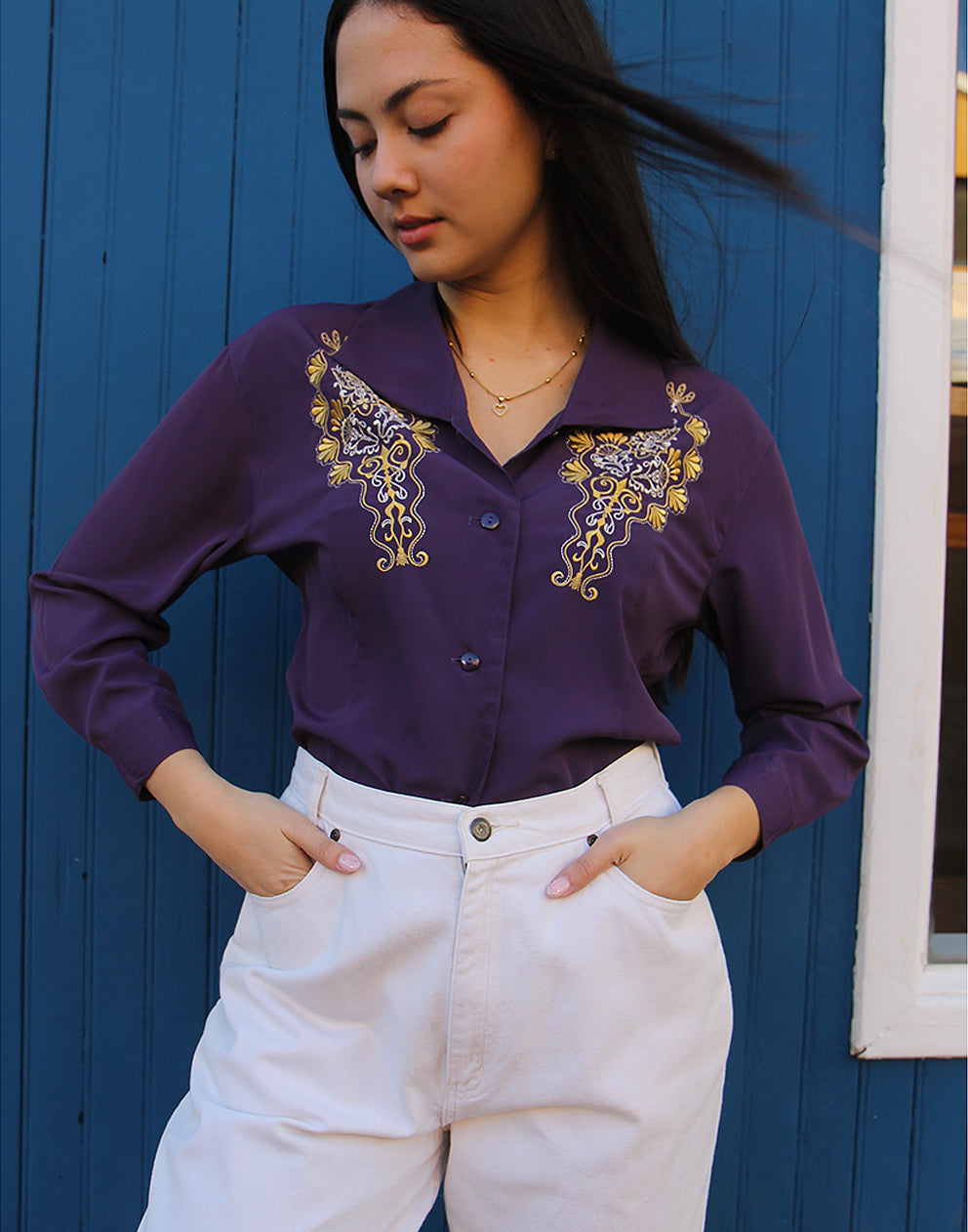 Purple Blouse