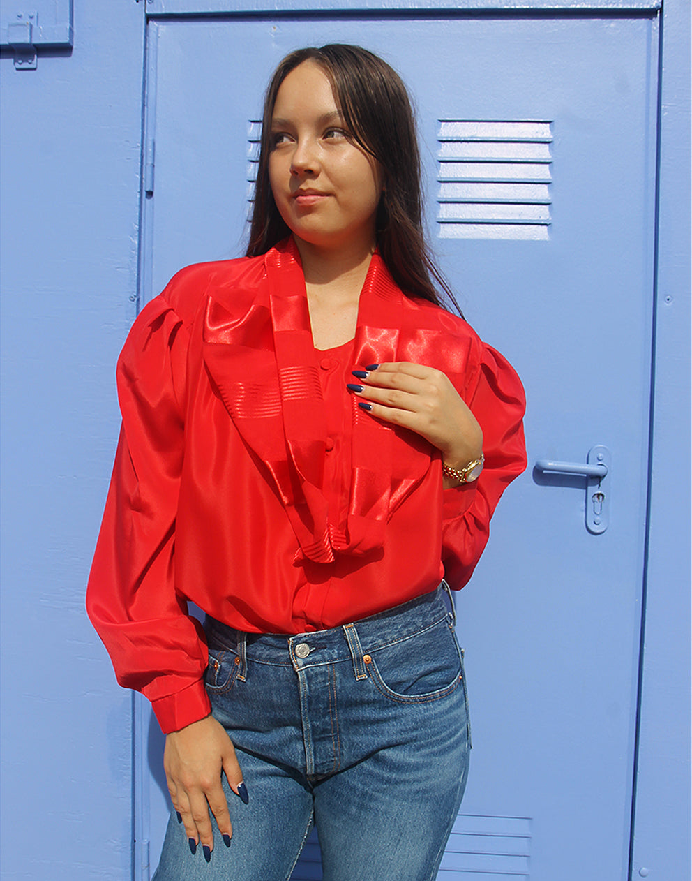 Red Blouse