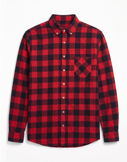 Red Check Flannel Shirt