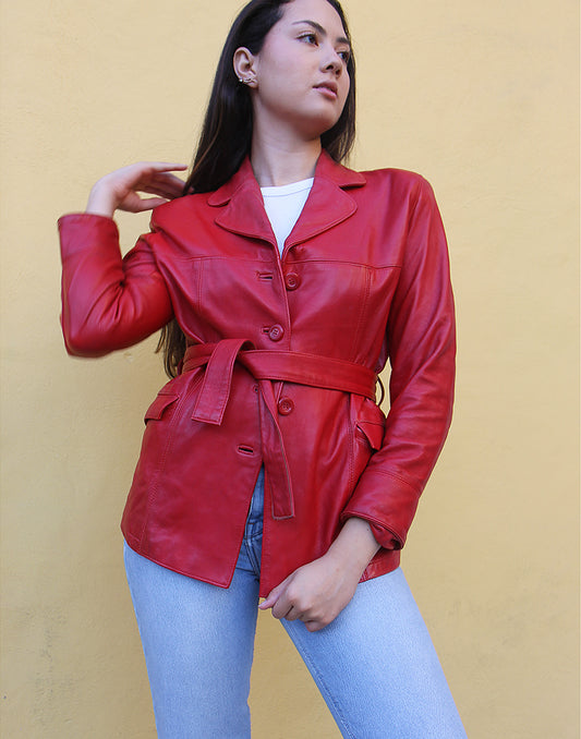 Red Leather Jacket