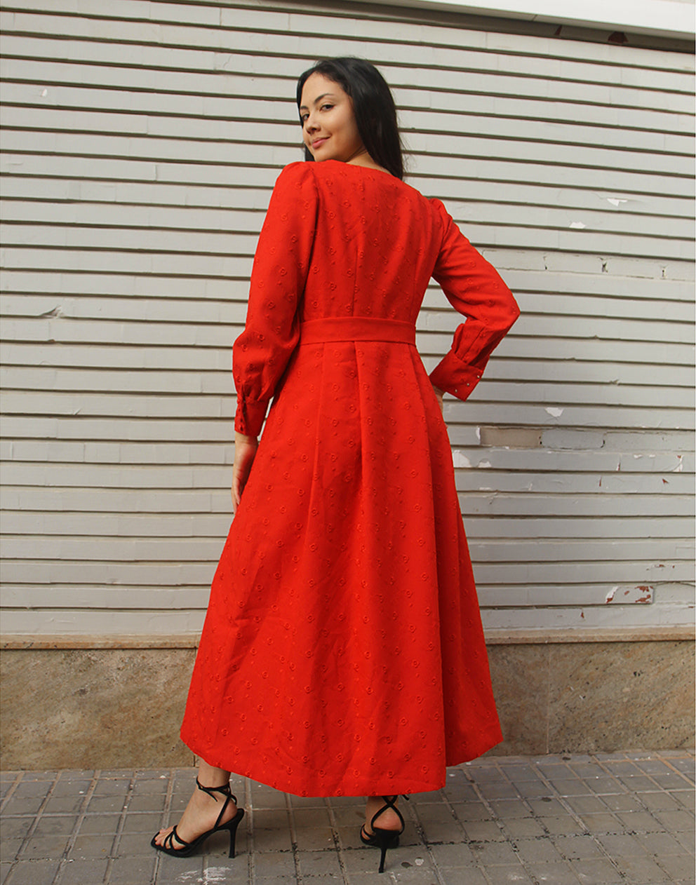 Long Red Dress