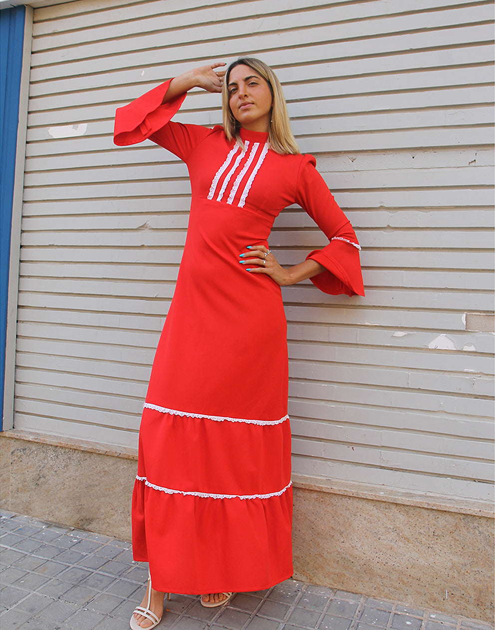 Long Red Dress