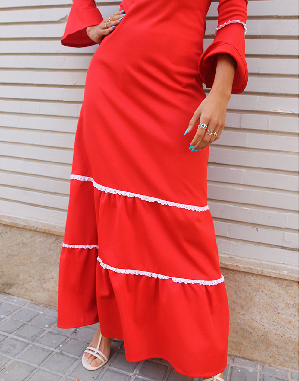 Long Red Dress