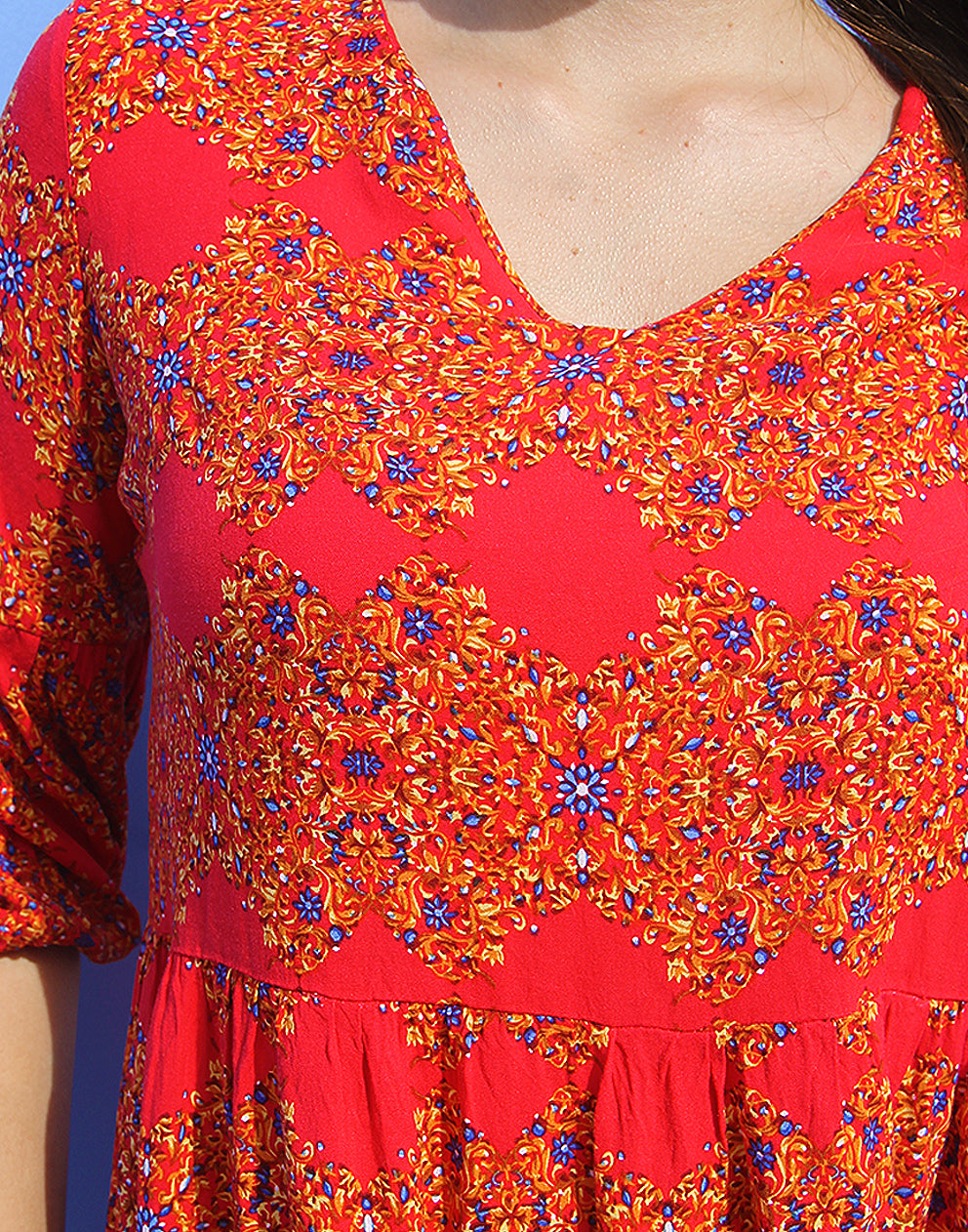 Long Sleeve Floral Dress