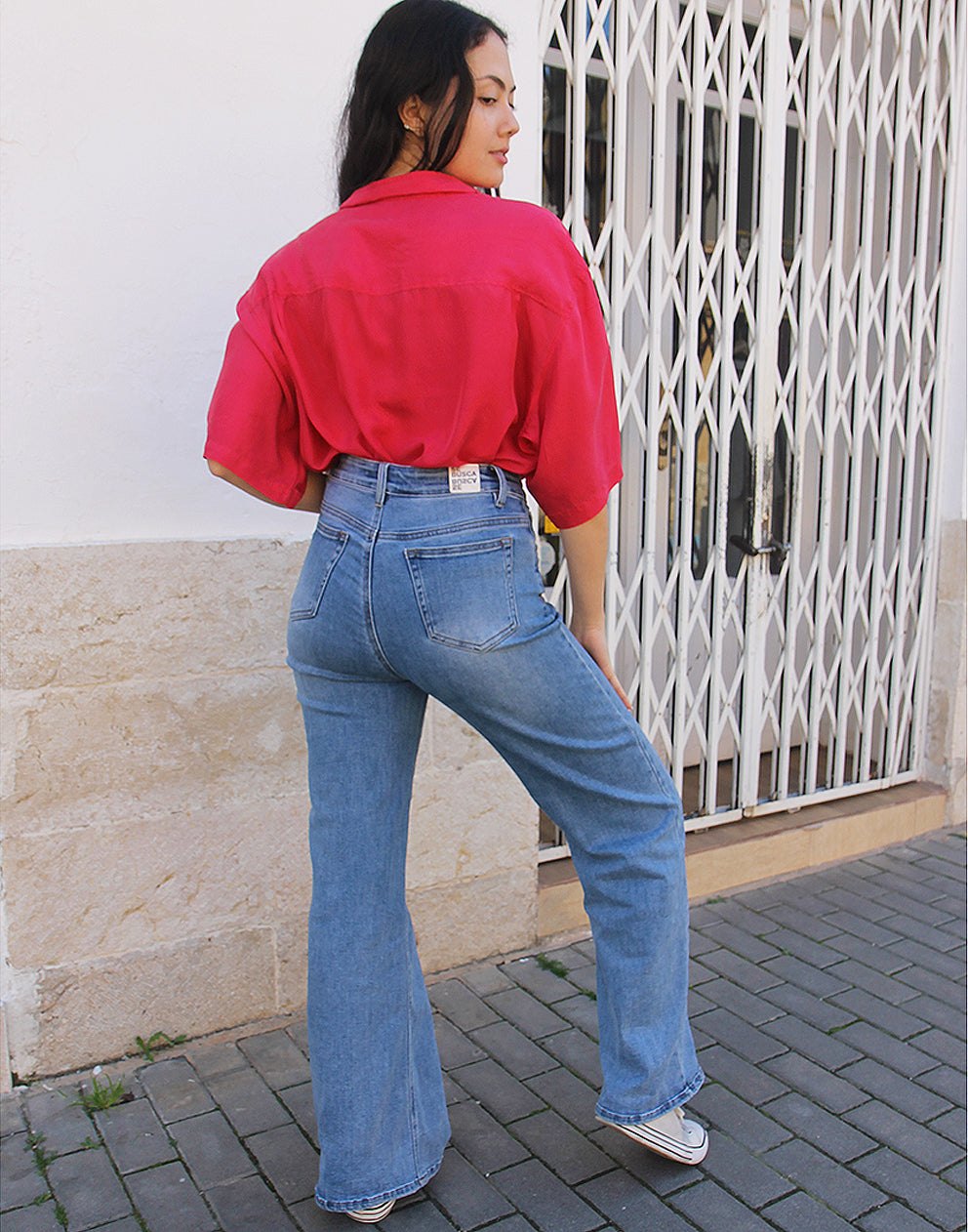 Red Silk Shirt