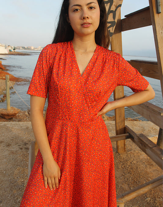 Red Midi Dress