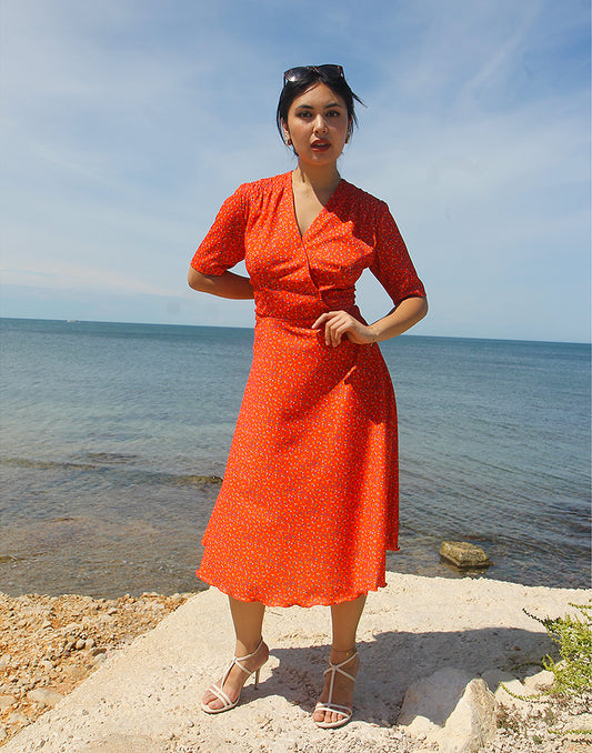 Red Vintage Dress