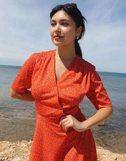 Red Vintage Dress