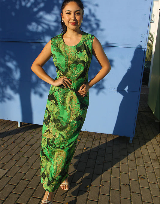 Retro Maxi Dress