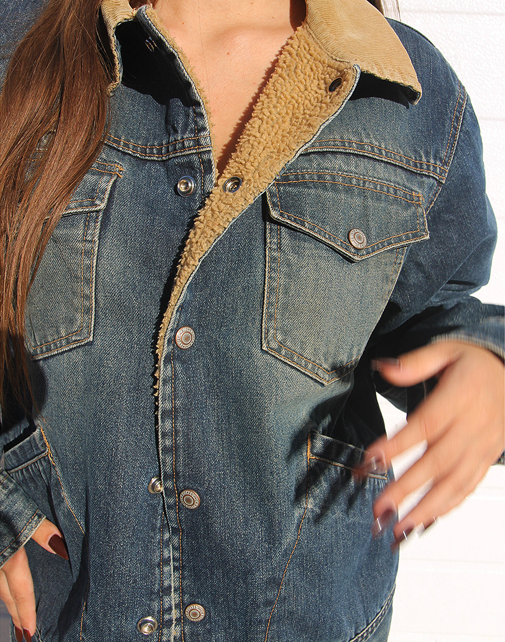 sherpa denim jacket
