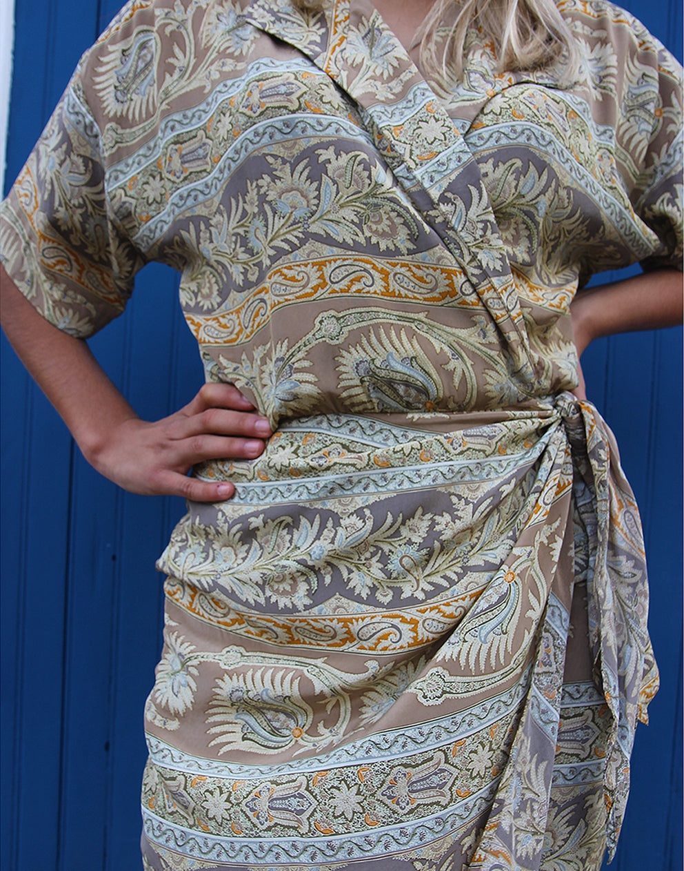 Silk Wrap Dress