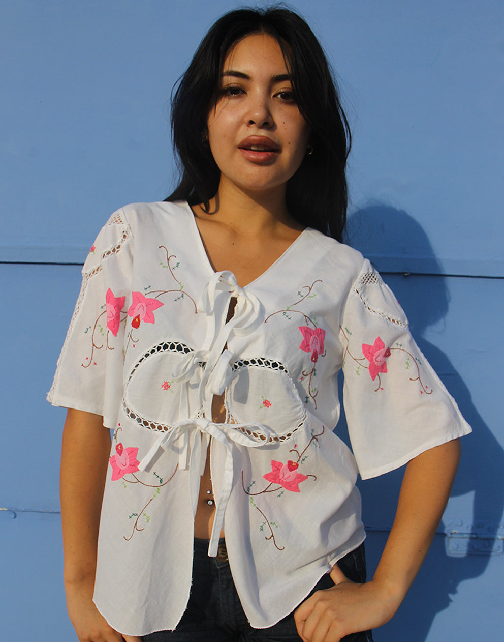 White Cotton Blouse