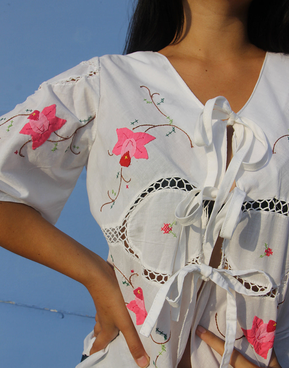 White Cotton Blouse
